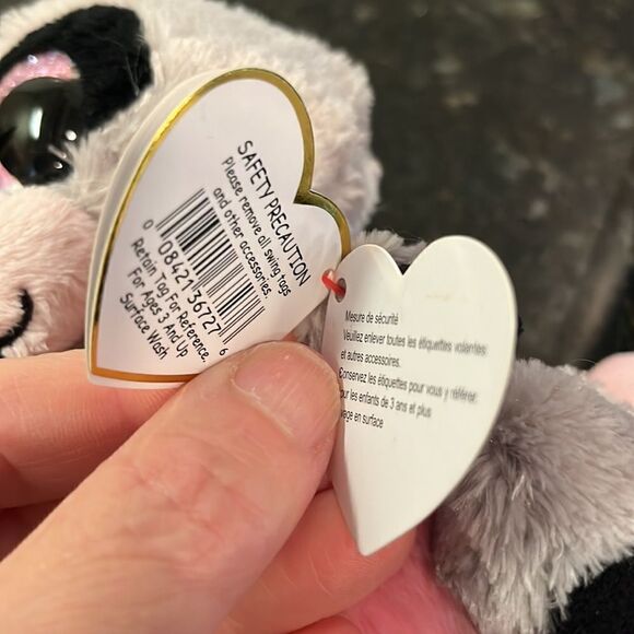 Ty Beanie Boos - ROCCO the Raccoon (6 Inch) NEW - MINT with MINT TAGS - Picture 10 of 10